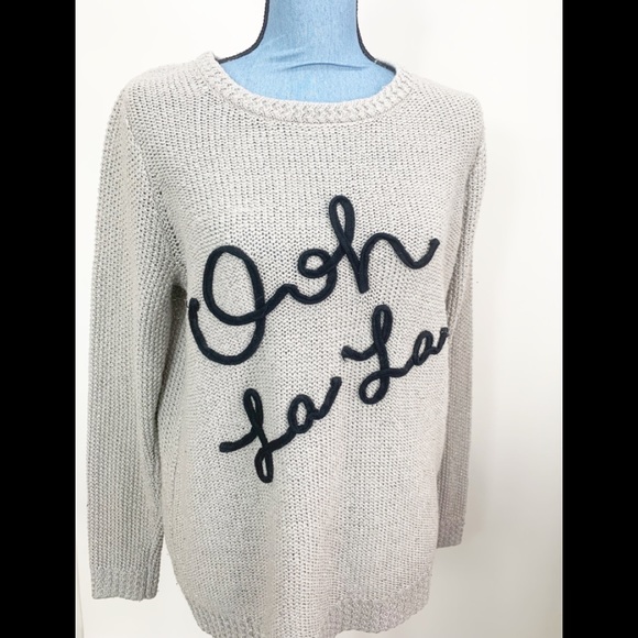 LC Lauren Conrad Sweaters - LC Lauren Conrad ooh la la Crewneck sweater LC Lauren Conrad Sweaters - LC Lauren Conrad ooh la la Crewneck sweater